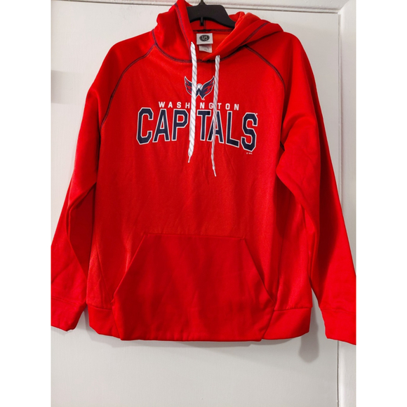 NHL Other - Washington Capitals Hoodie Large NHL Hockey Sweatshirt Men's Red L Long Sleeve